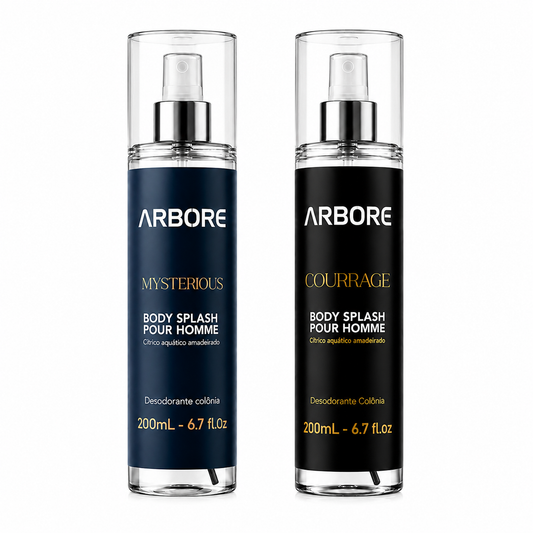 Kit Body Splash Mysterius + Courrage 200Ml