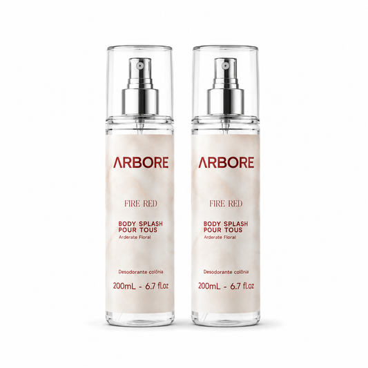 Kit Duplo Body Splash Fire Red 200ml