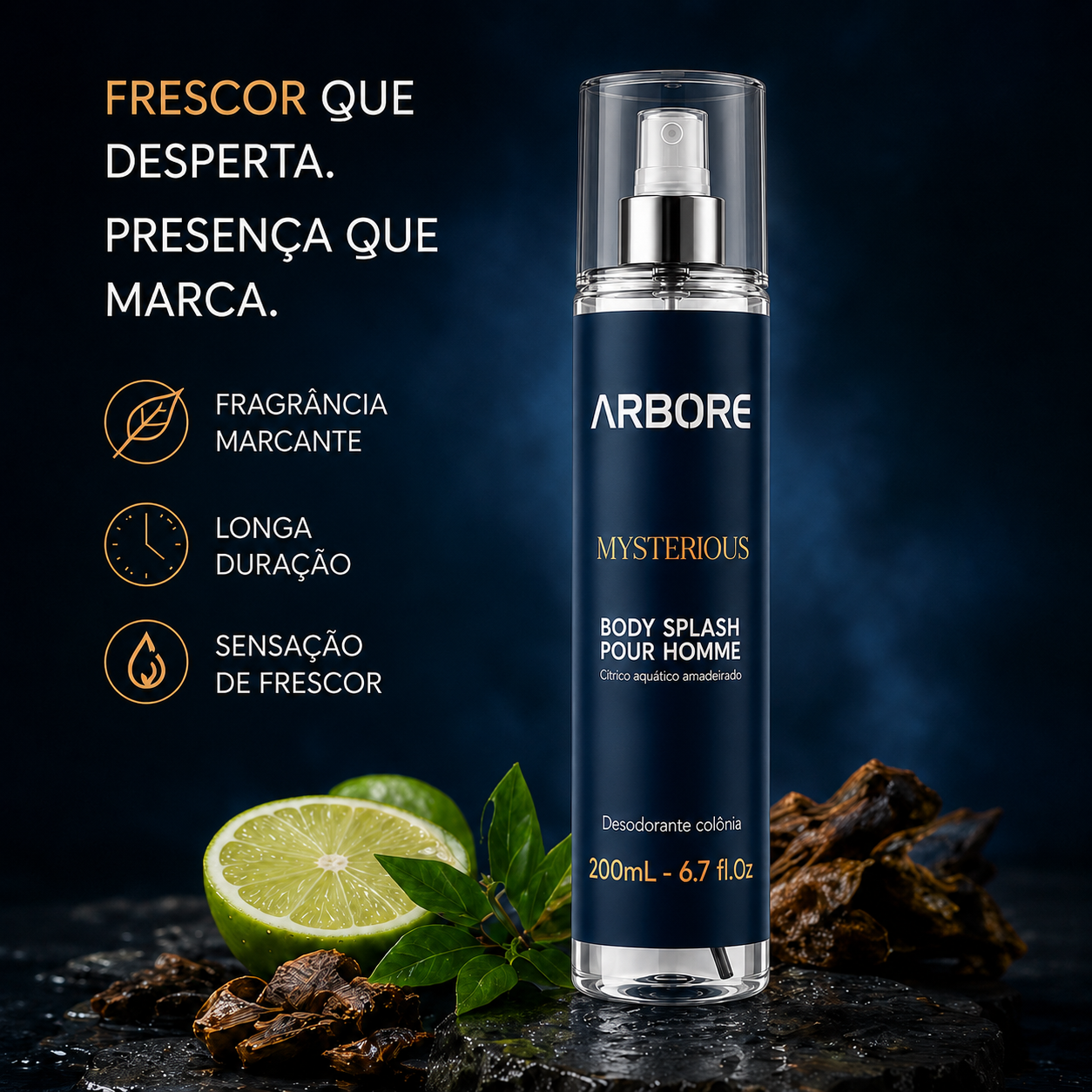 Body Splash Mysterius 200ml